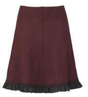 108 ruffle skirt in port