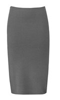 E9 Ever long pin skirt in schiefer