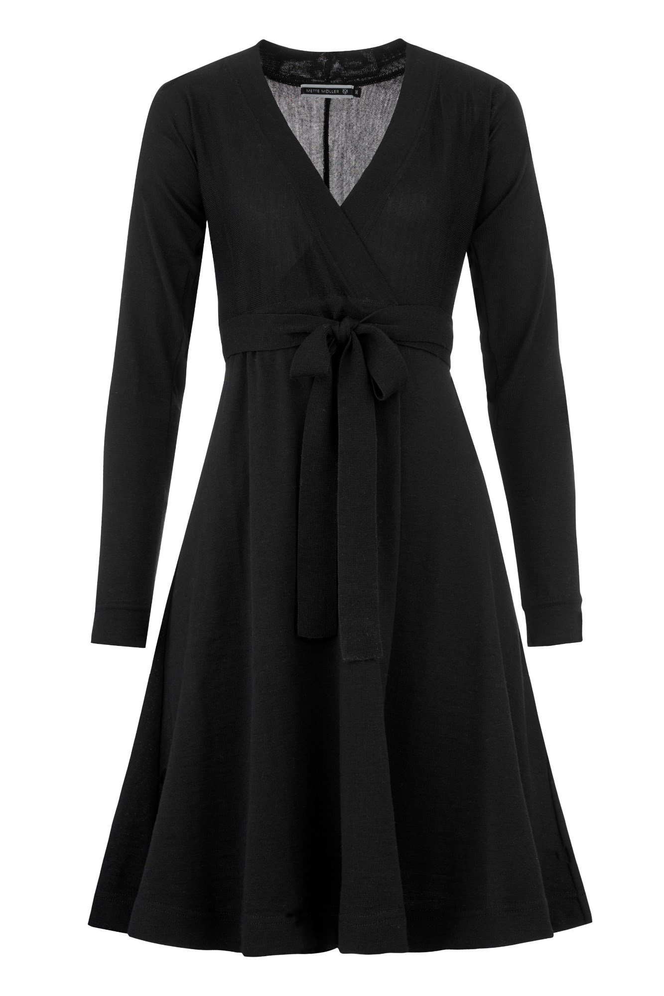 Classic Wrap dress - black - Long ...